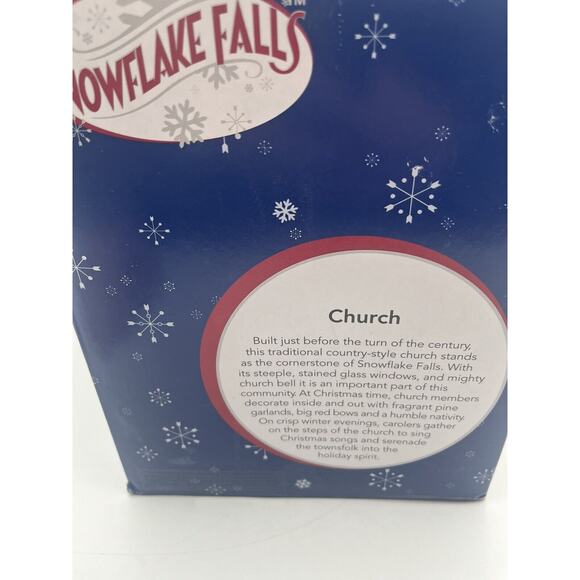 Snowflake Falls Christmas Village 8 Piece Lighted Toy Castle Set. - Picture 7 of 12